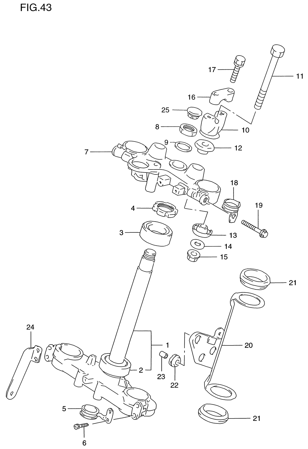 Steering stem