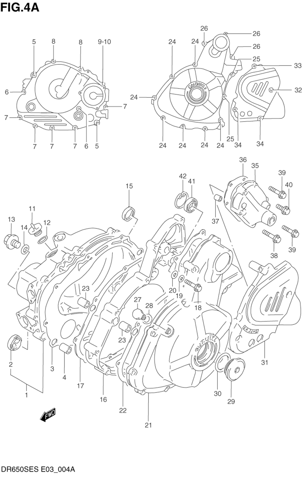 Crankcase cover (model r_s)