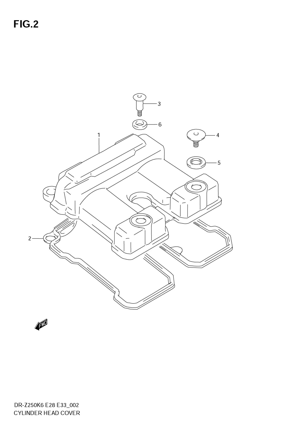 Cylinder head cover