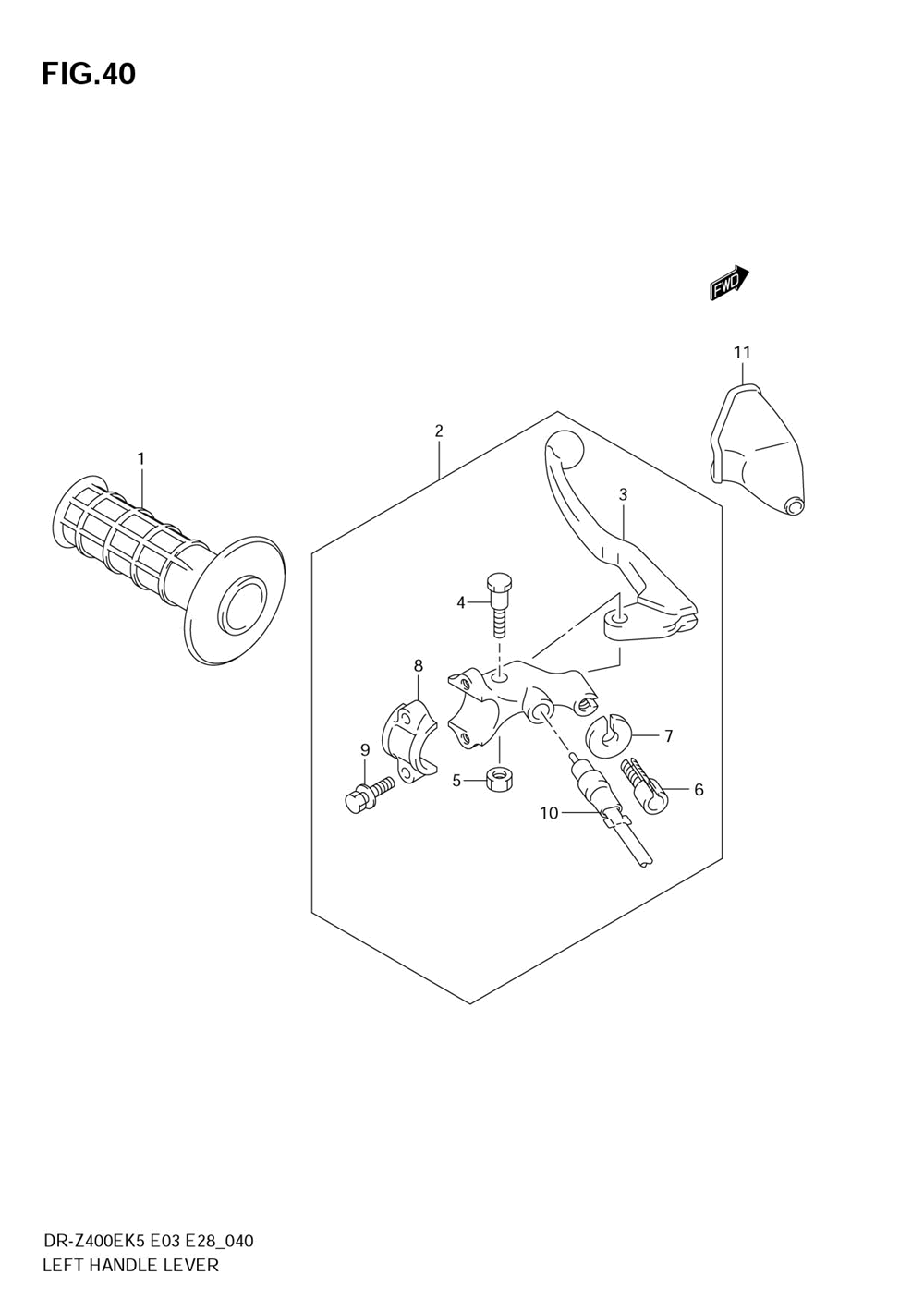 Left handle lever