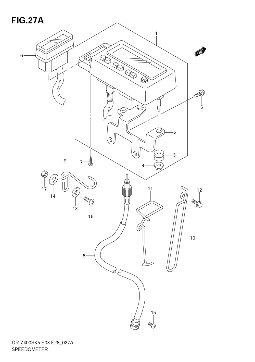 Speedometer (model k6_k7)