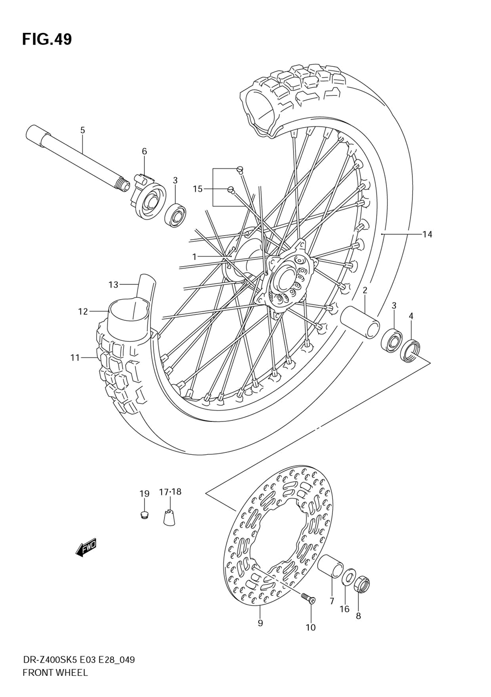 Front wheel