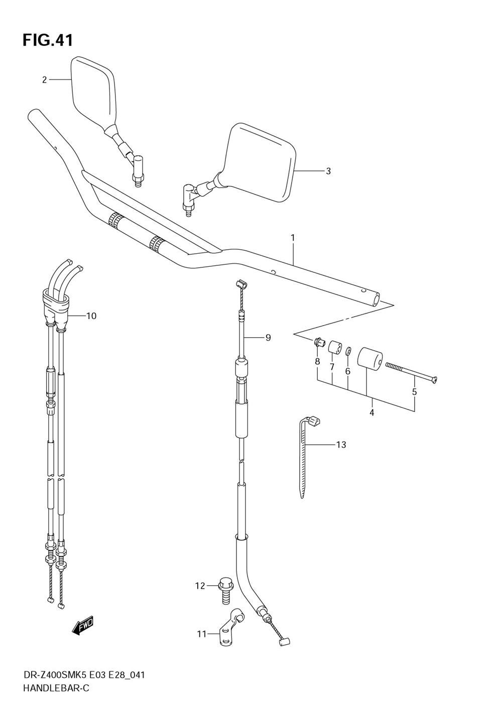 Handlebar (model k5_k6)