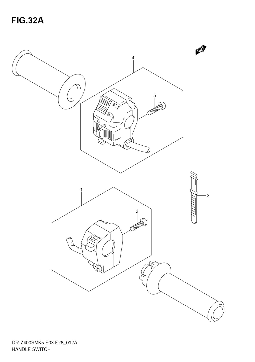 Handle switch (model k7)