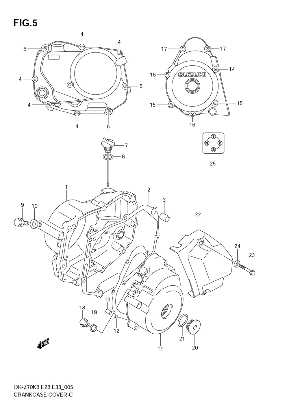 Crankcase cover