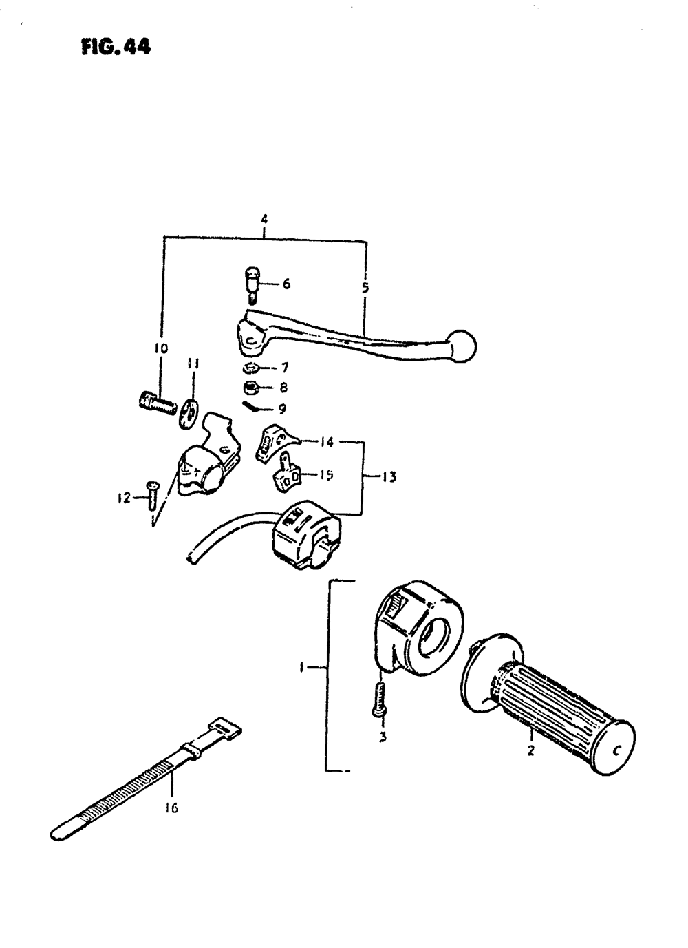 Right handle switch (ds100c