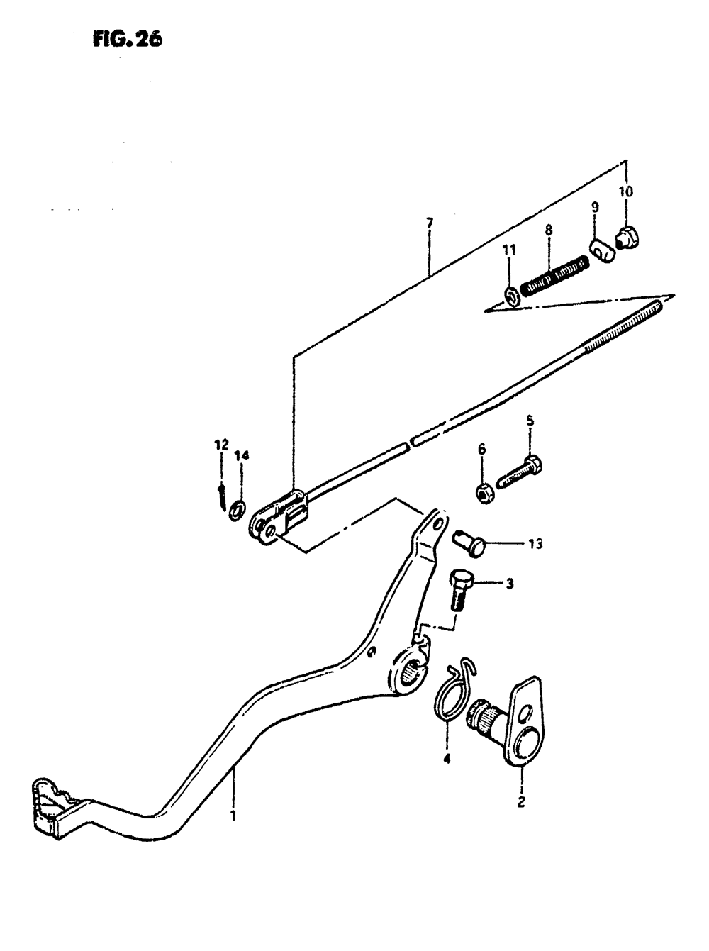 Rear brake (ds100t