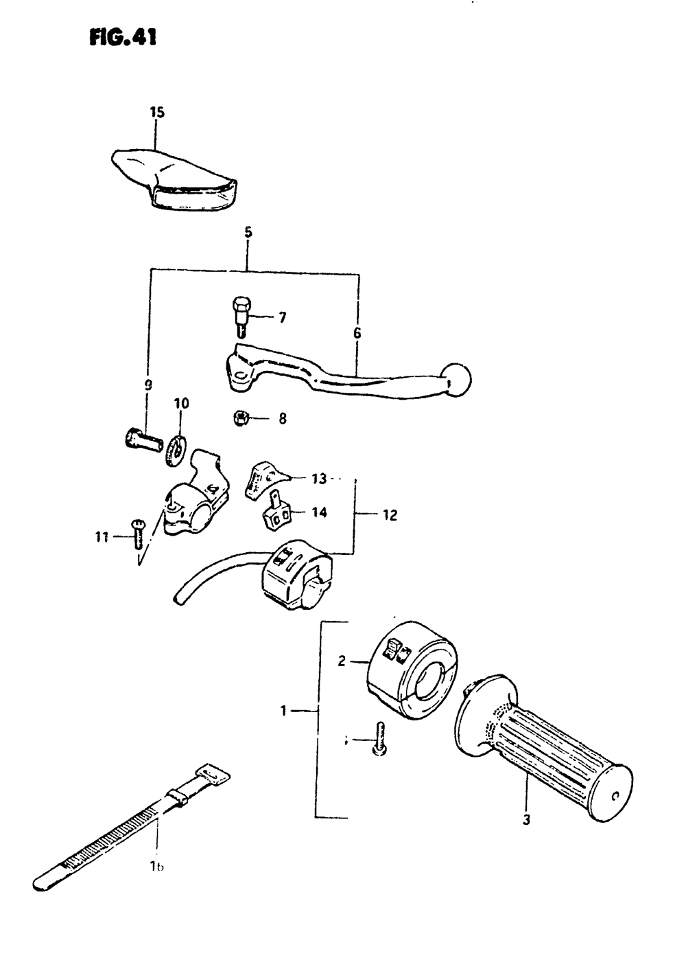 Right handle switch (ds125t