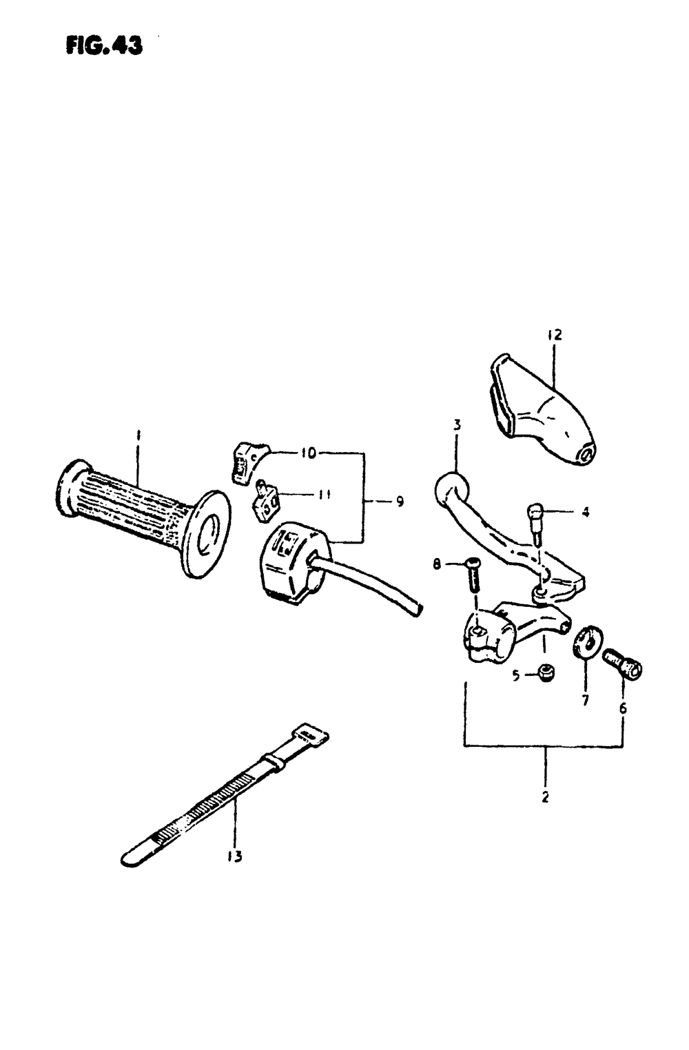 Left handle switch (ds125t