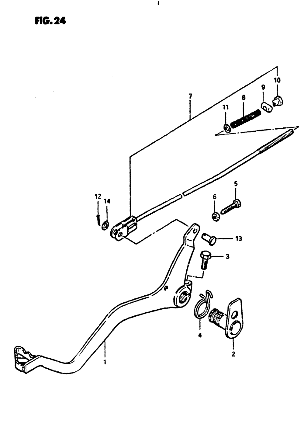 Rear brake (ds125t