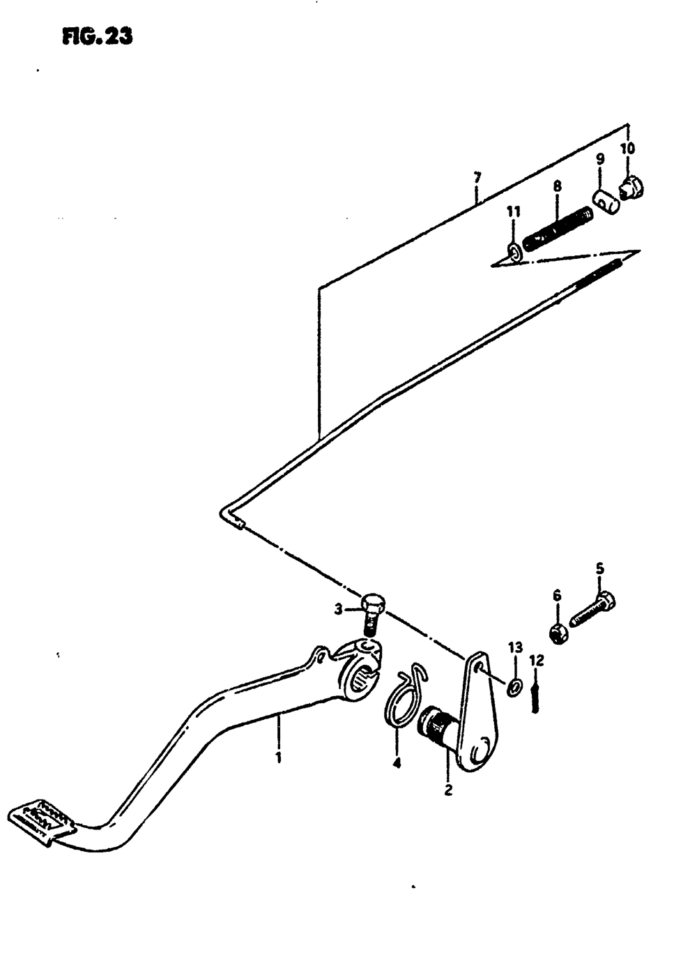 Rear brake (ds125n)