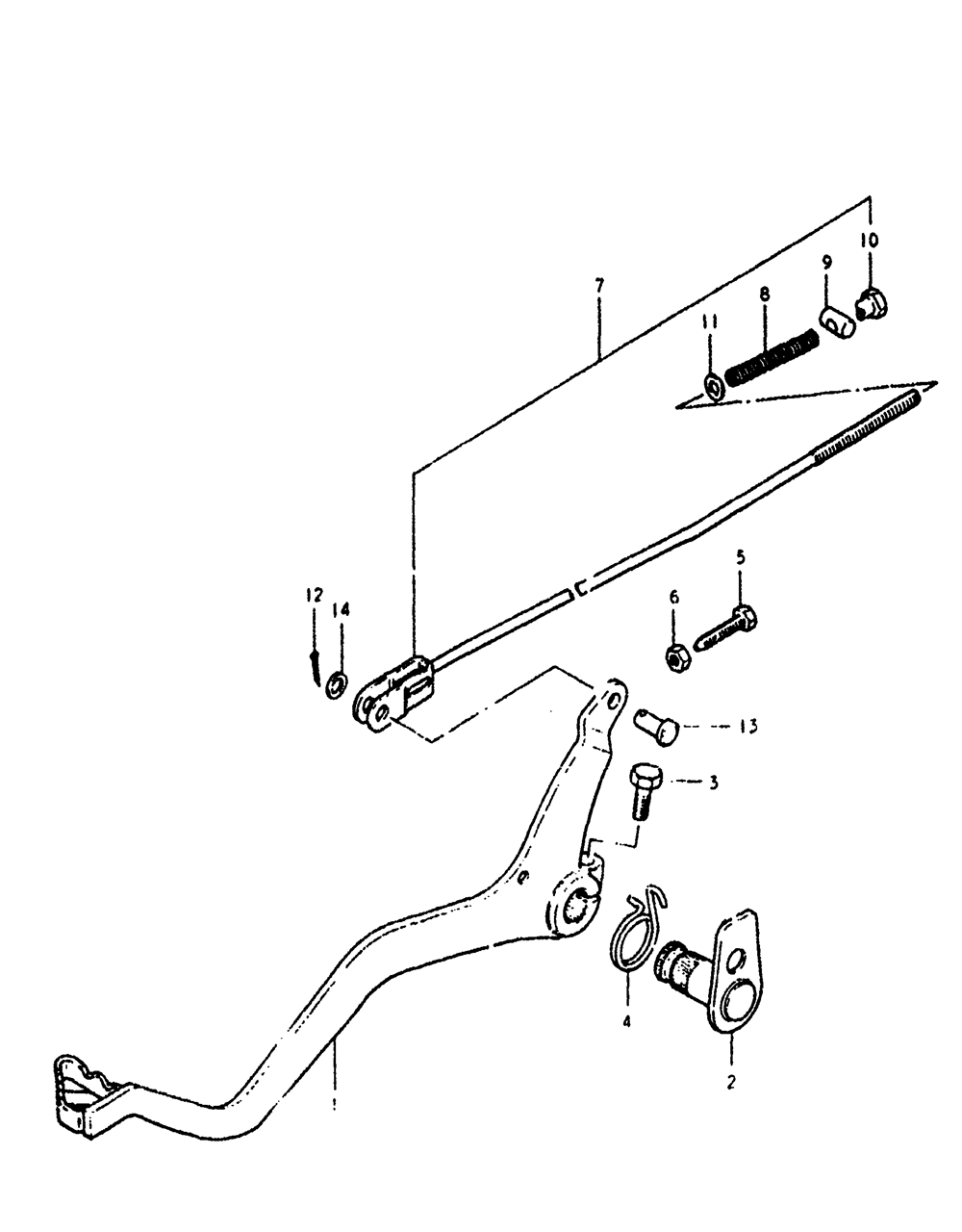 Rear brake (ds185t)