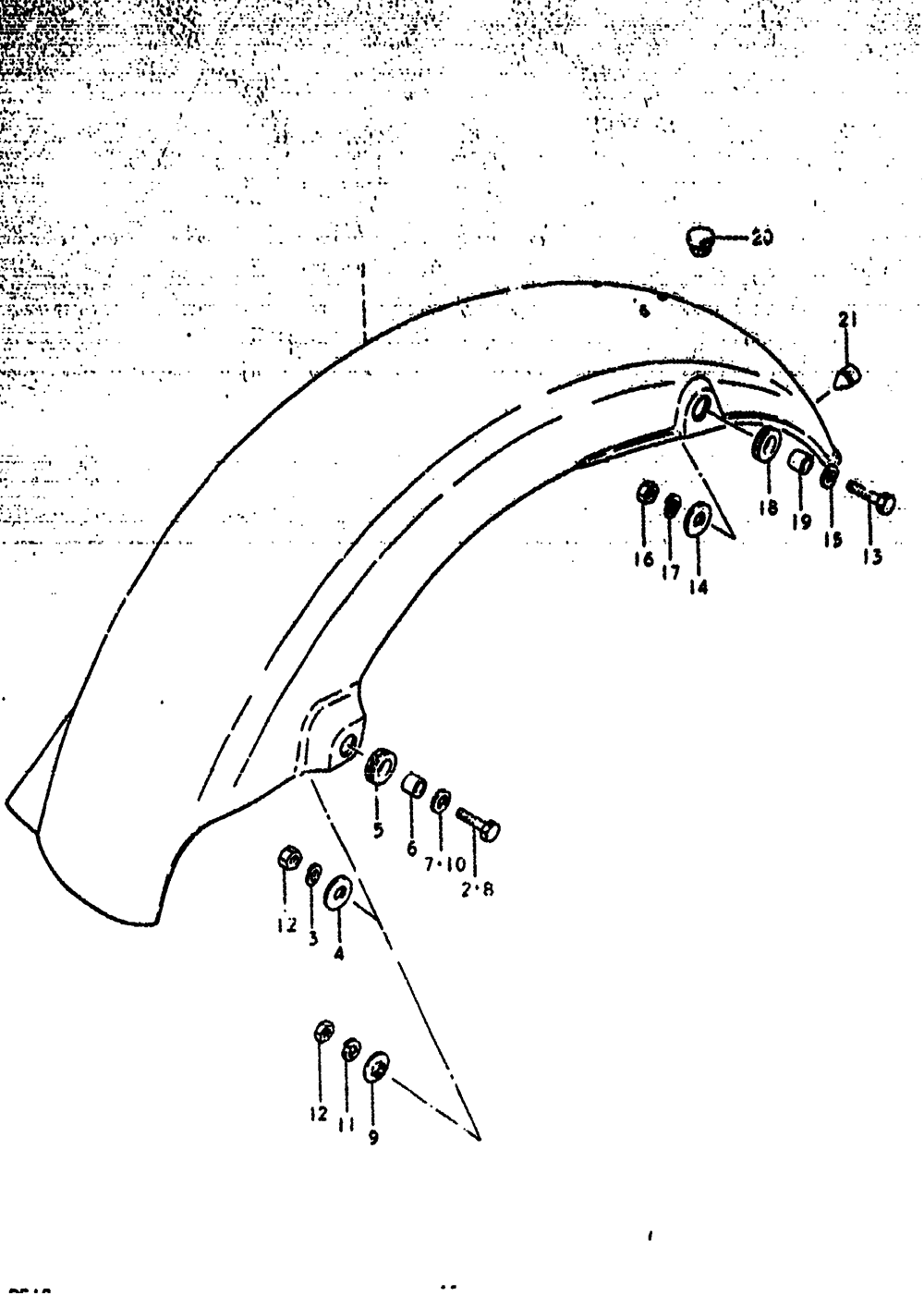 Rear fender (ds185c