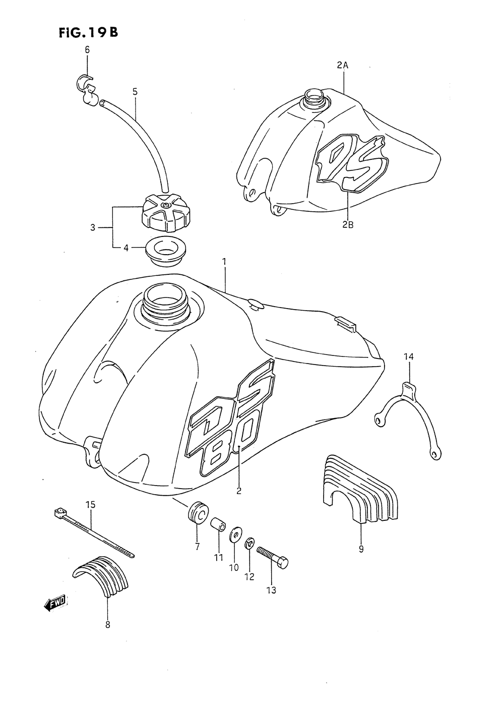 Fuel tank (model l_m)