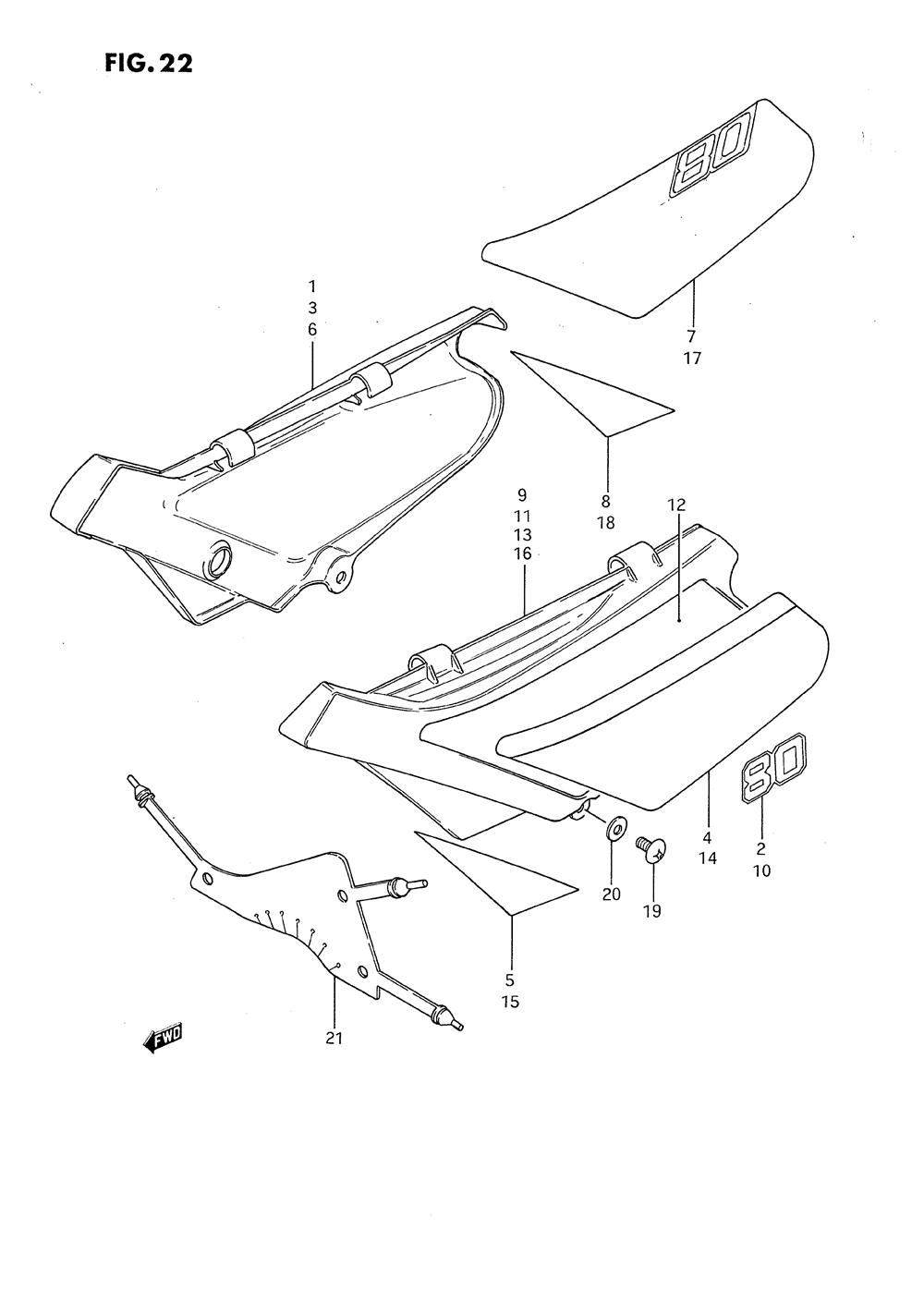 Frame cover (model f_g_h_j_k_l_m)