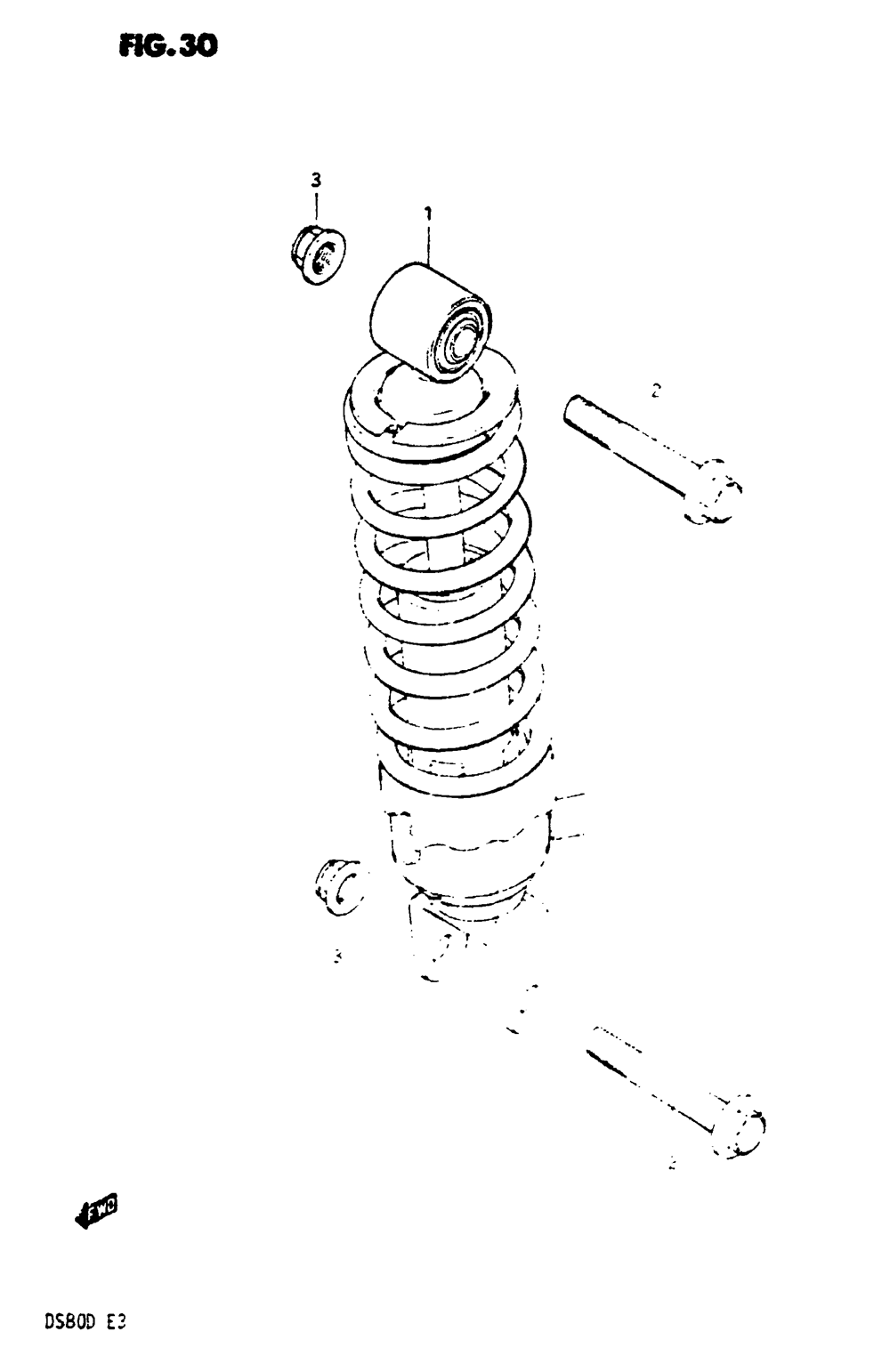 Rear shock absorber