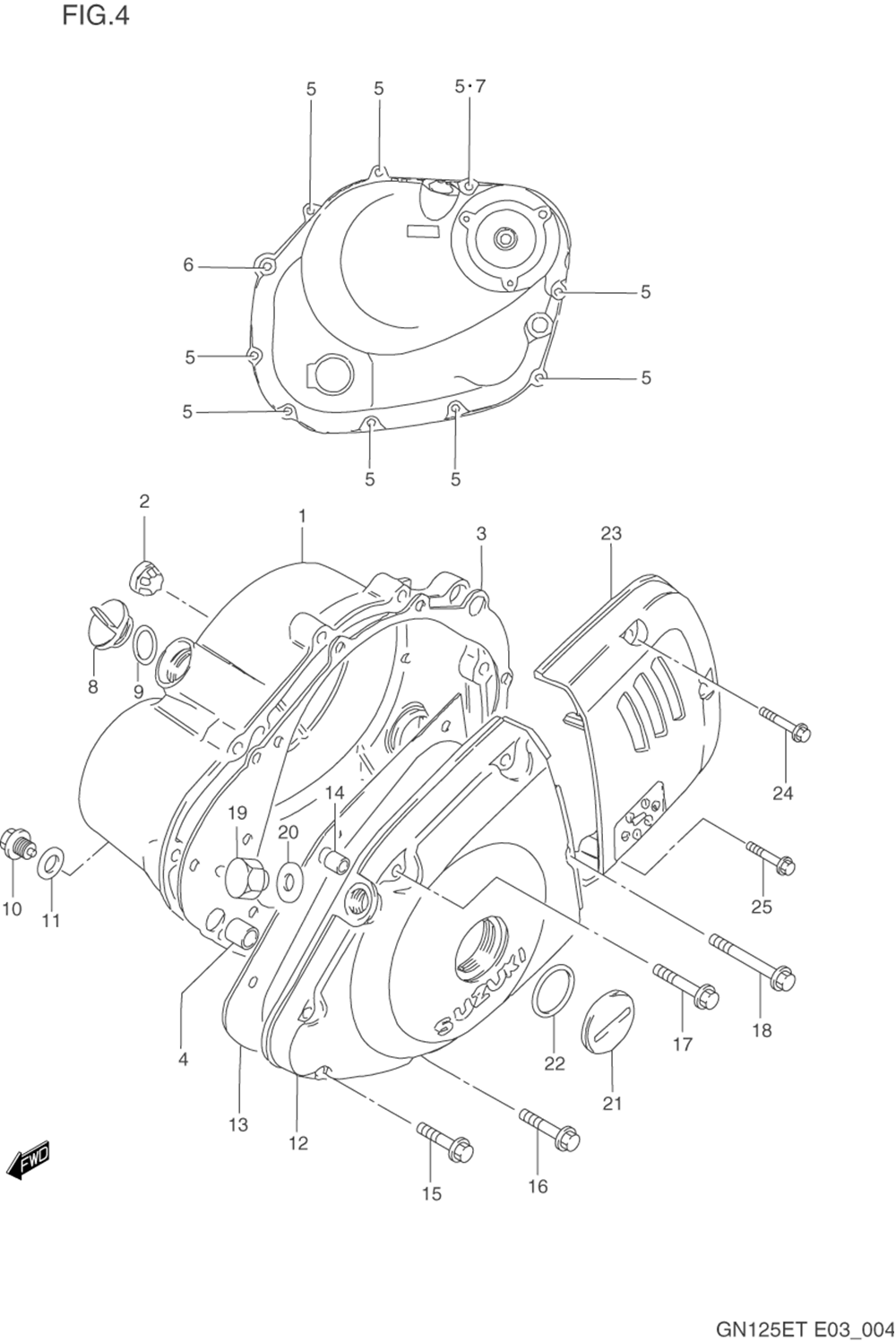 Crankcase cover