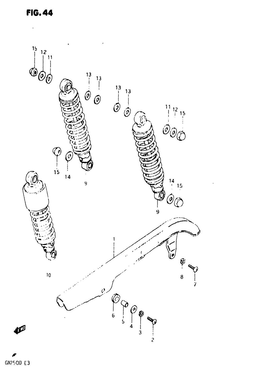 Chain case - shock absorber