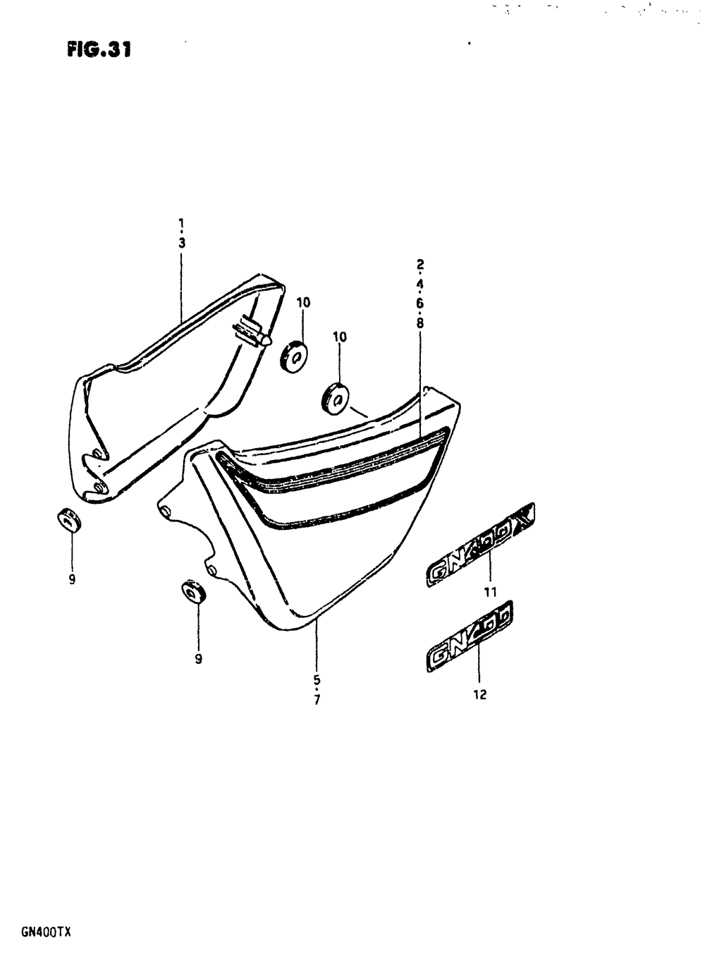 Frame cover (gn400tx