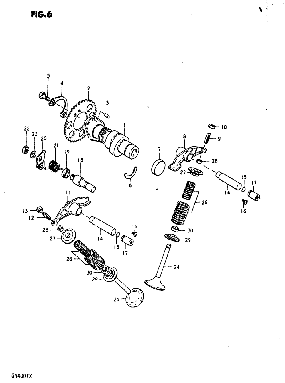 Cam shaft - valve