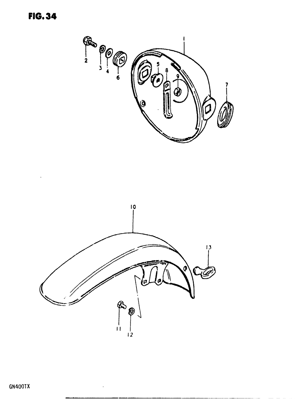 Headlamp housing - front fender