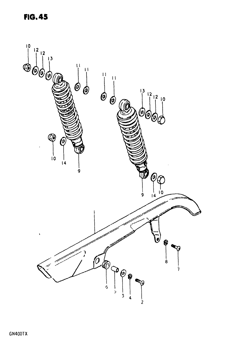 Chain case - shock absorber