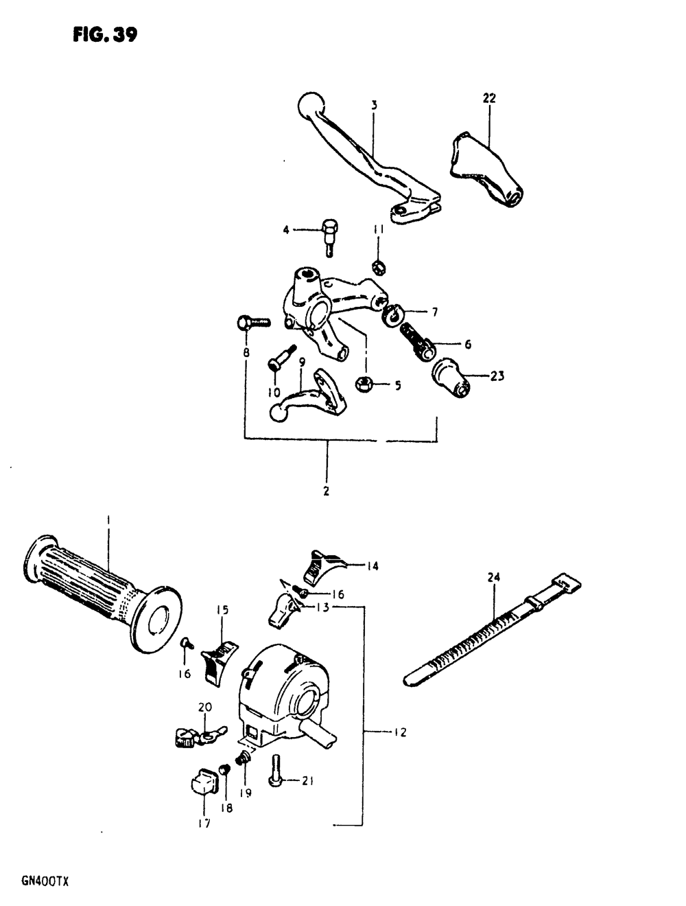 Left handle switch