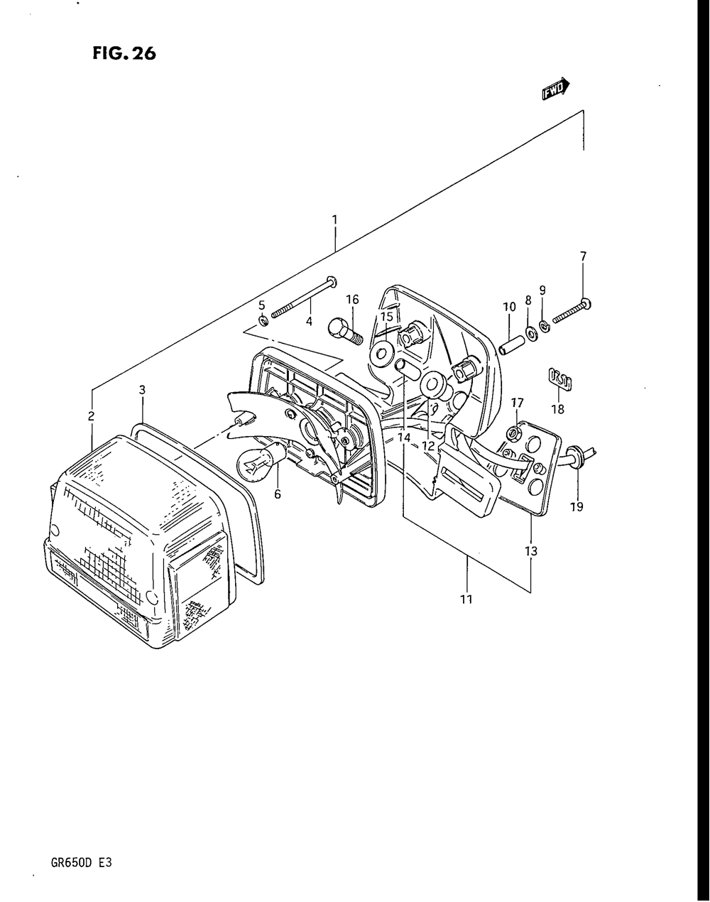 Rear combination lamp