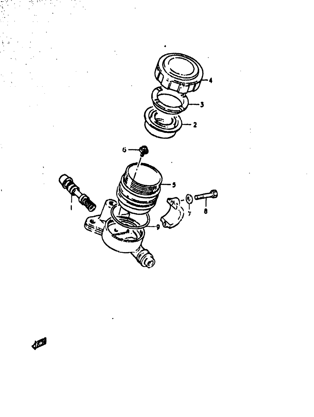 Front master cylinder (gs1000ec