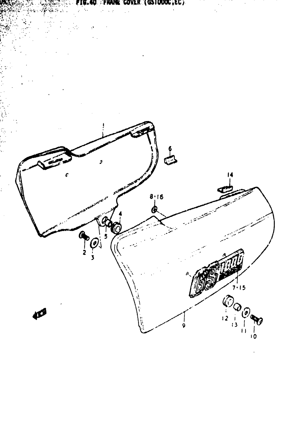 Frame cover (gs1000c