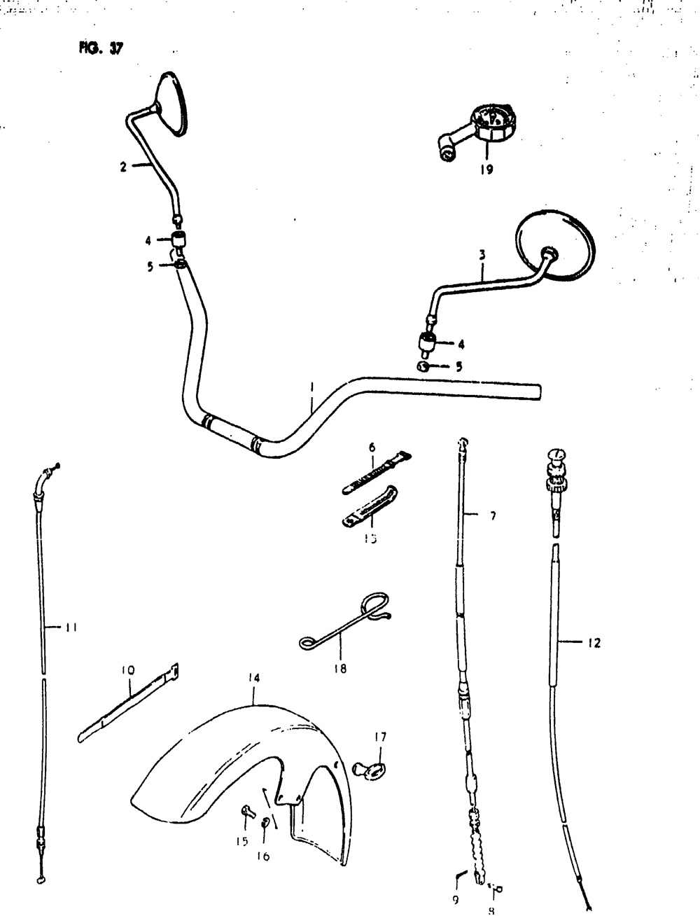 Handlebar - front fender