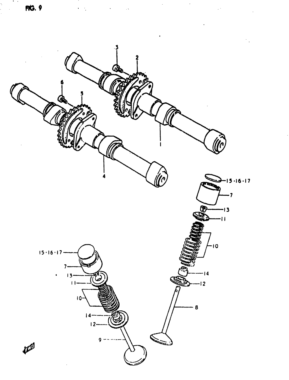 Cam shaft - valve