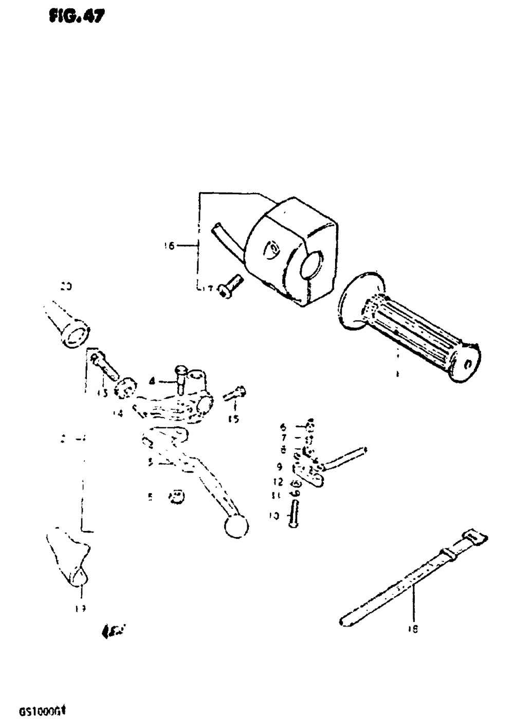 Left handle switch