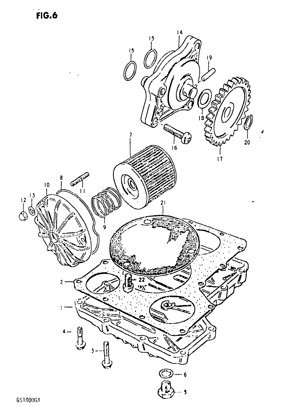 Oil pump-oil filter