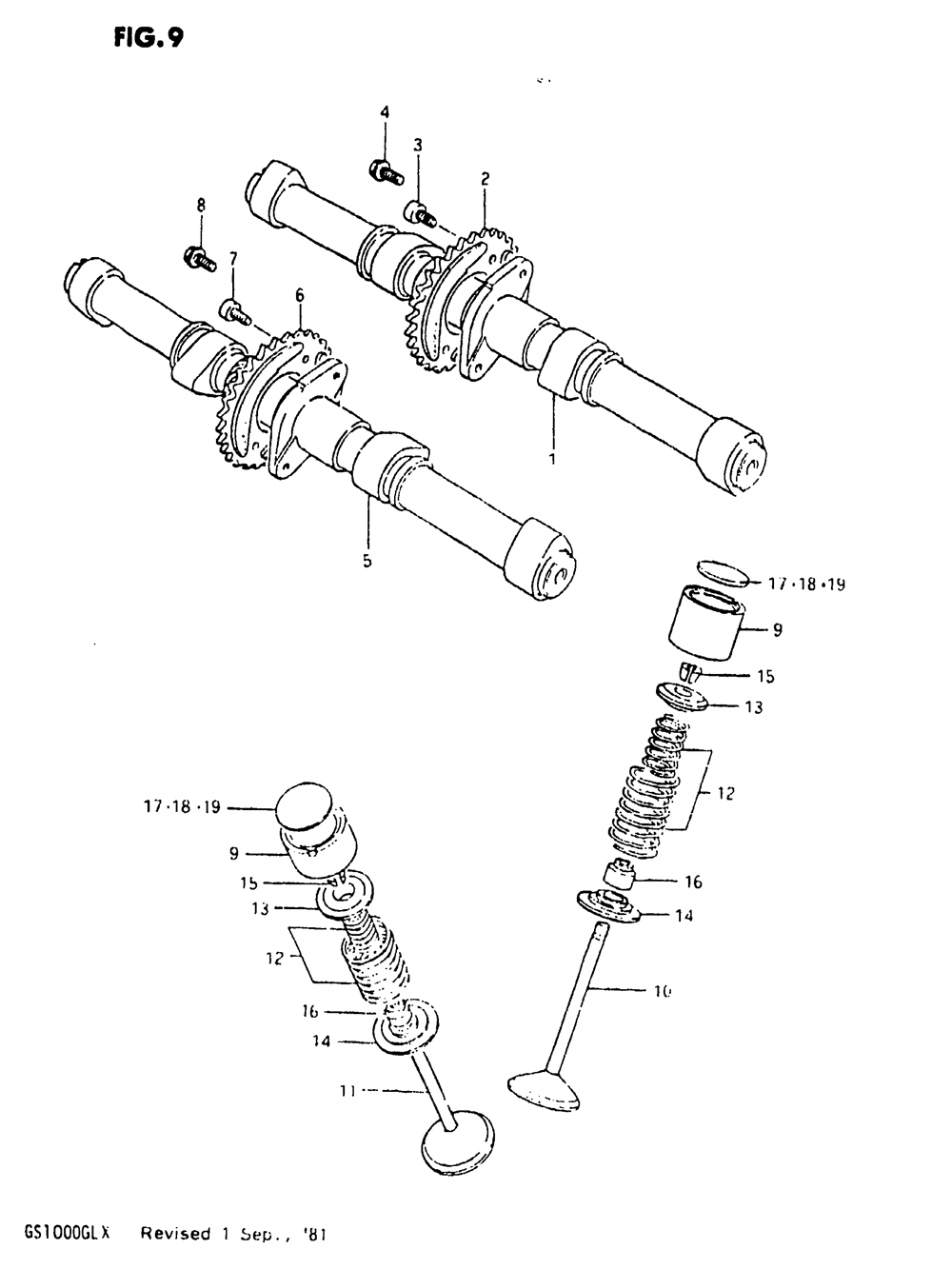 Cam shaft - valve