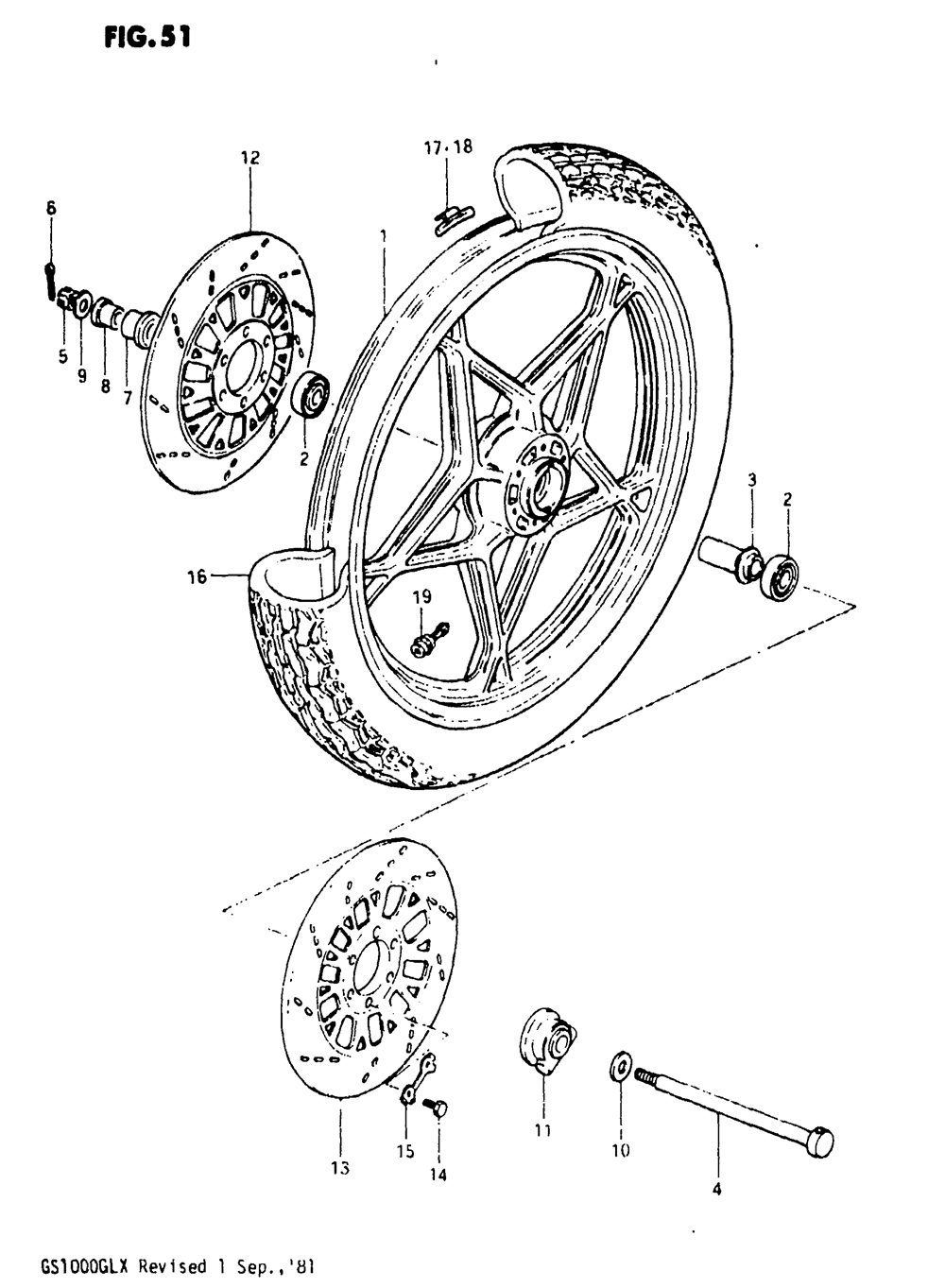 Front wheel (model x)