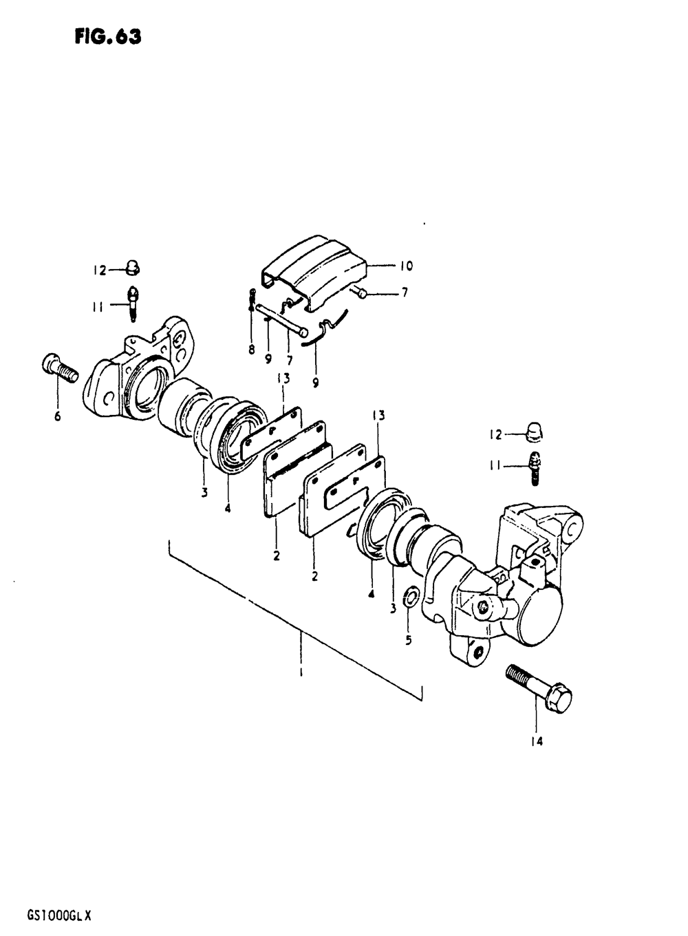 Rear caripers