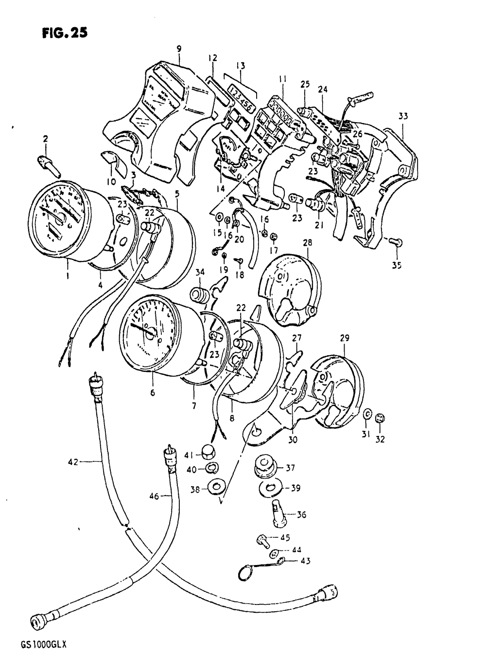 Speedometer - tachometer