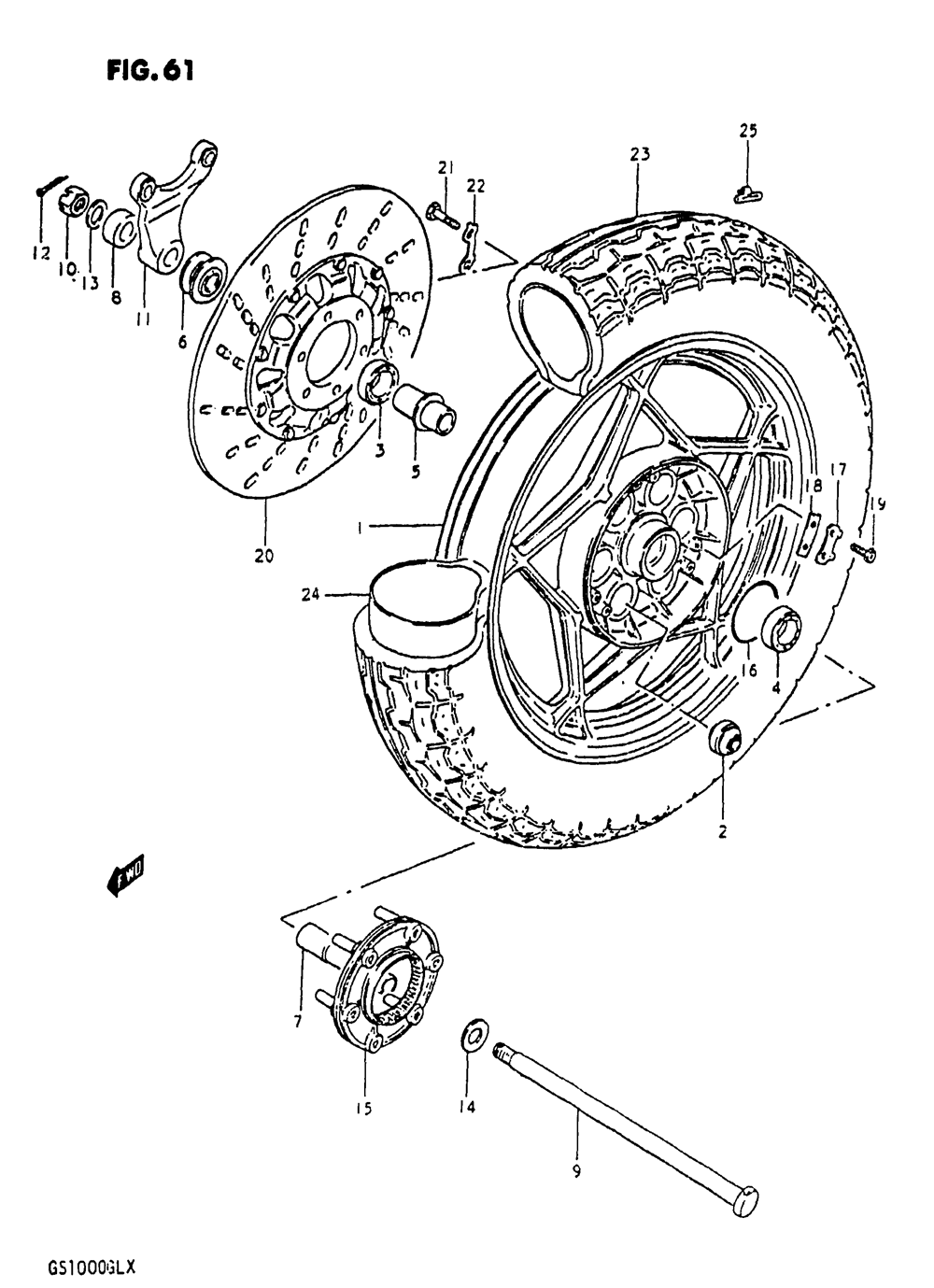 Rear wheel (model t)