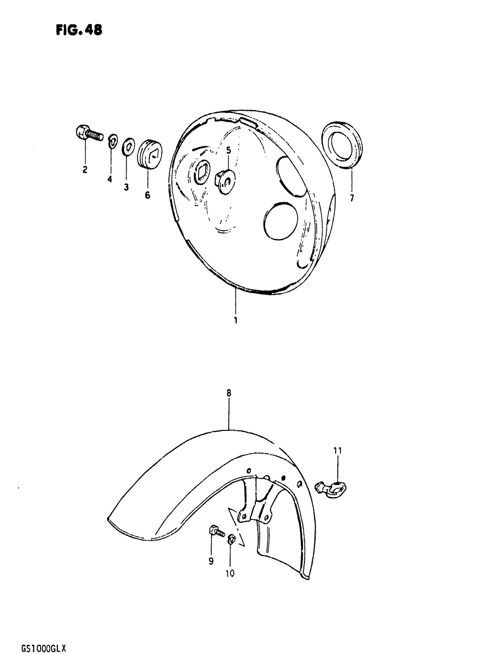 Headlamp housing - front fender (model t)