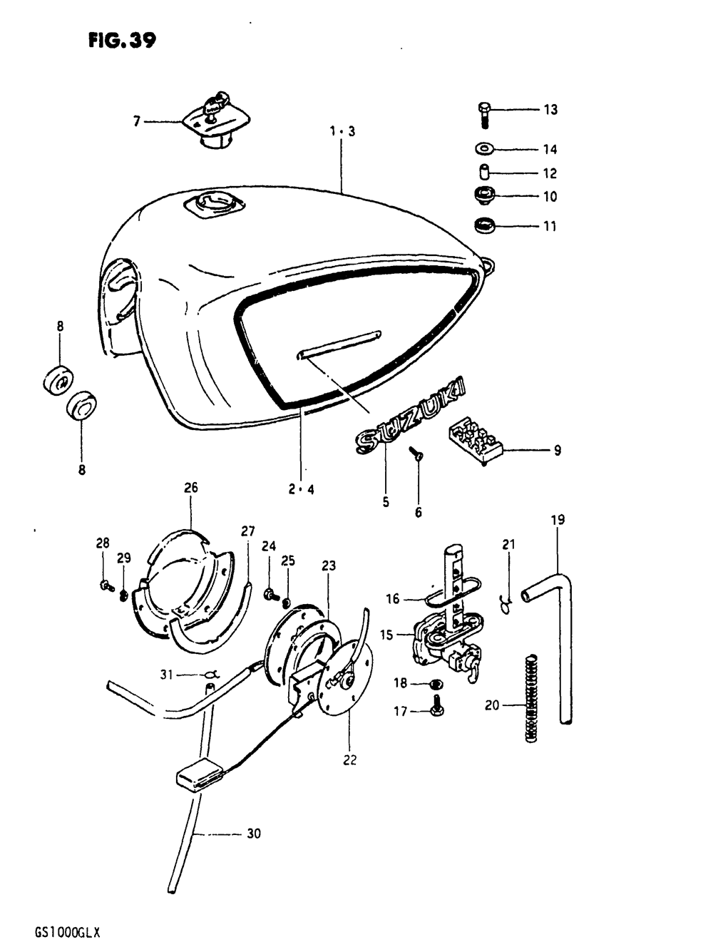 Fuel tank (model x)