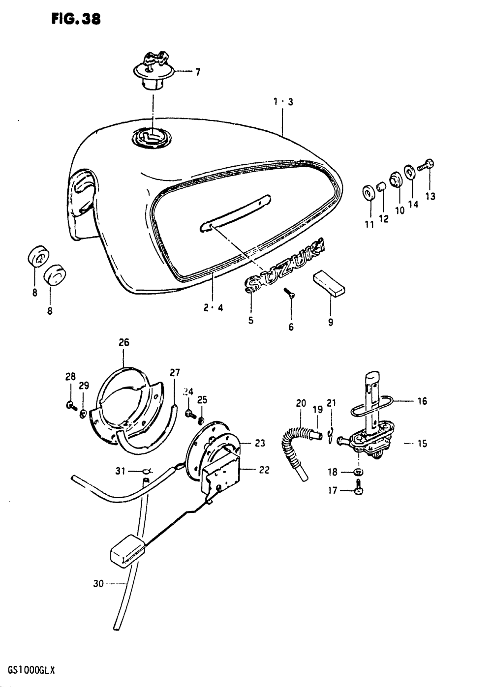 Fuel tank (model t)