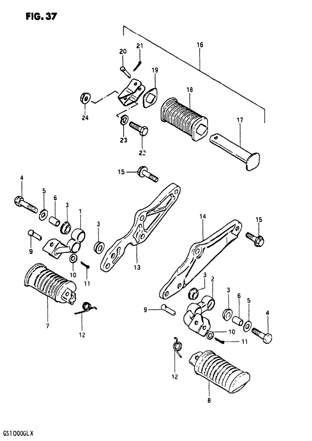 Footrest (model x)