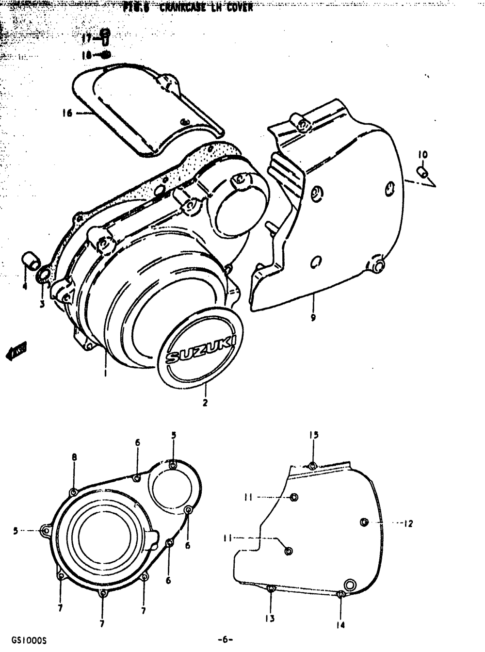 Crankcase ln cover