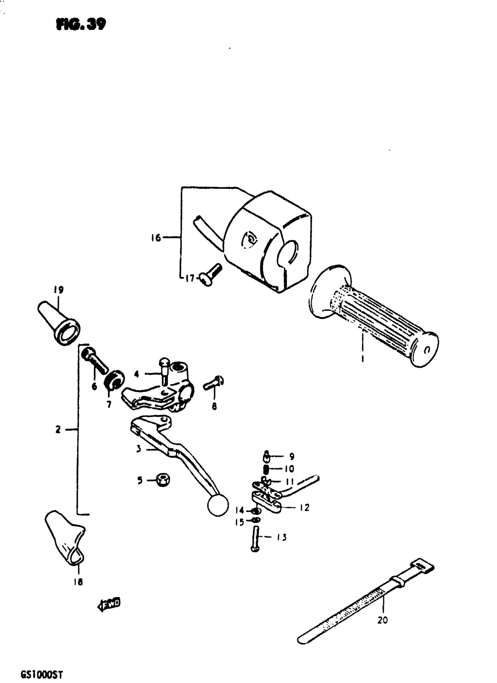 Left handle switch