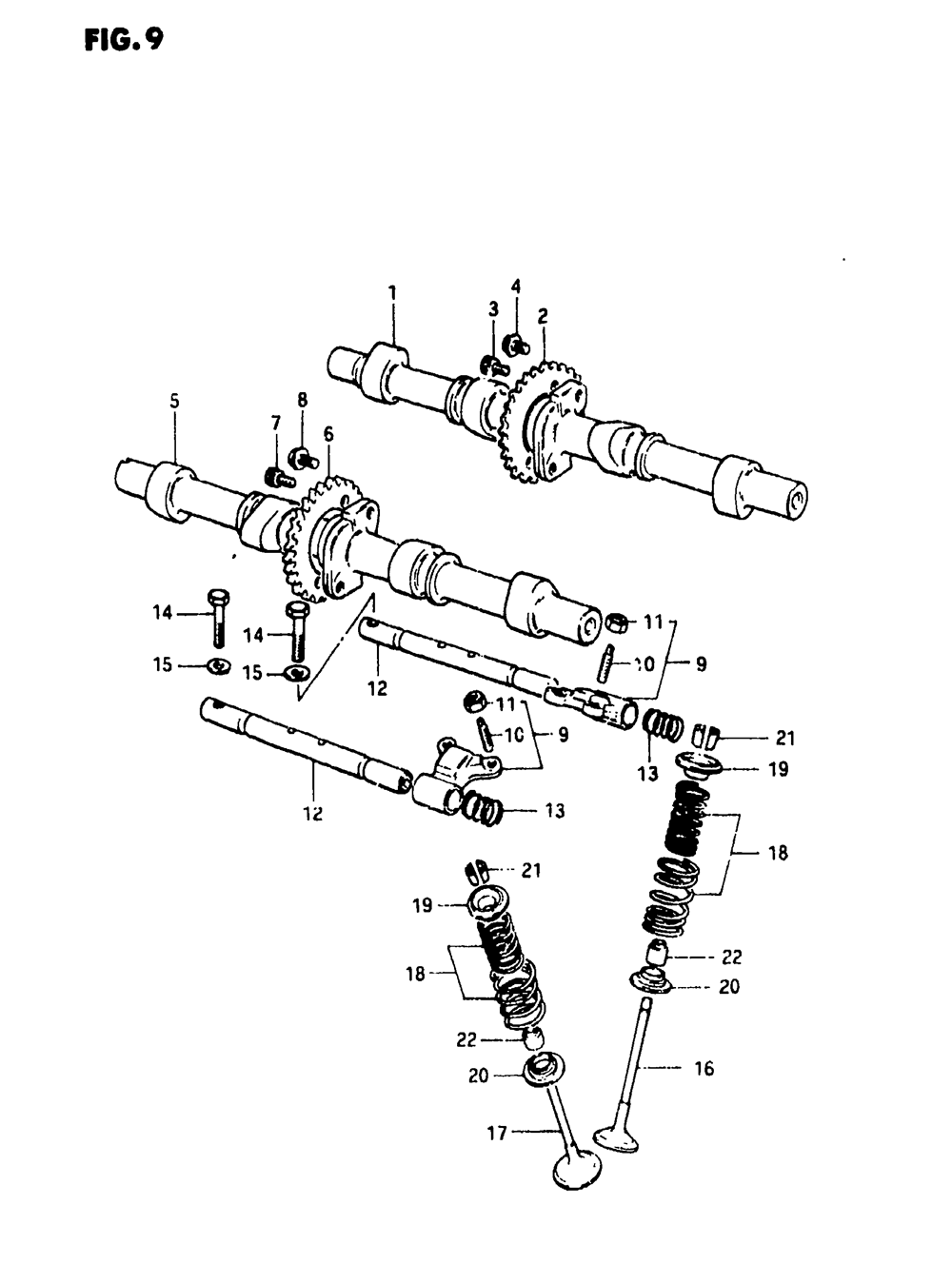 Cam shaft - valve