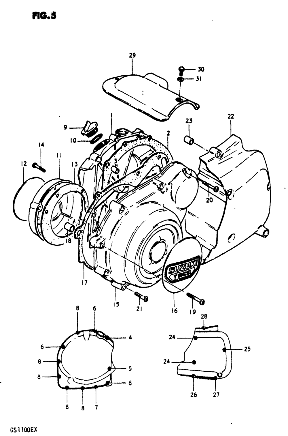 Crankcase cover