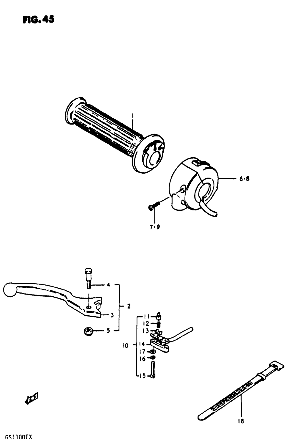 Right handle switch