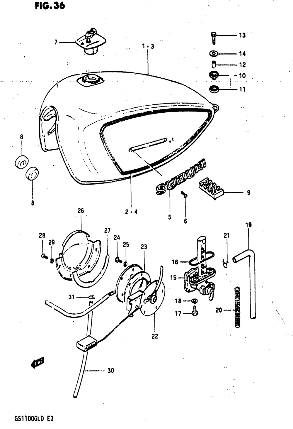 Fuel tank (model z)