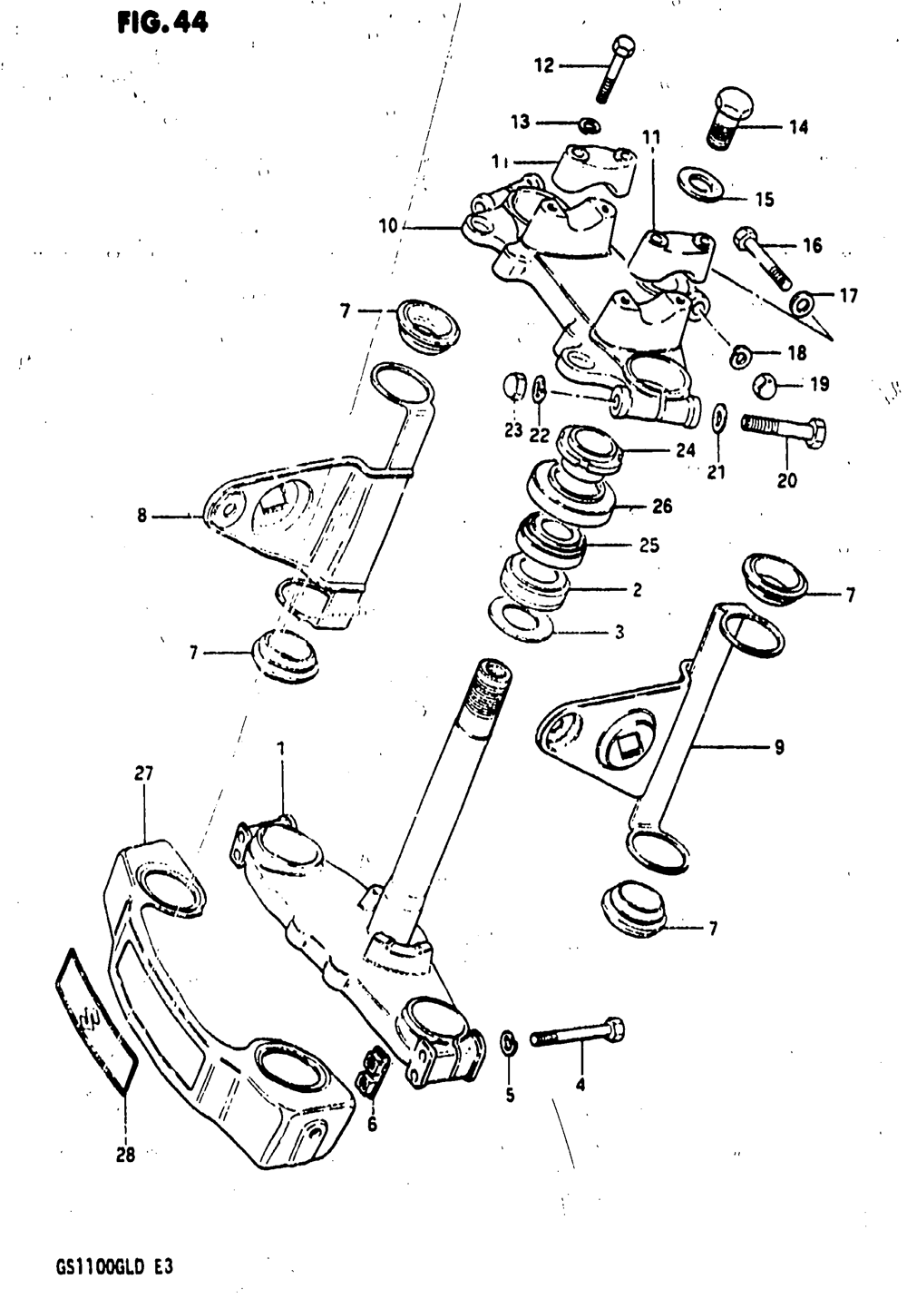 Steering stem (model z)